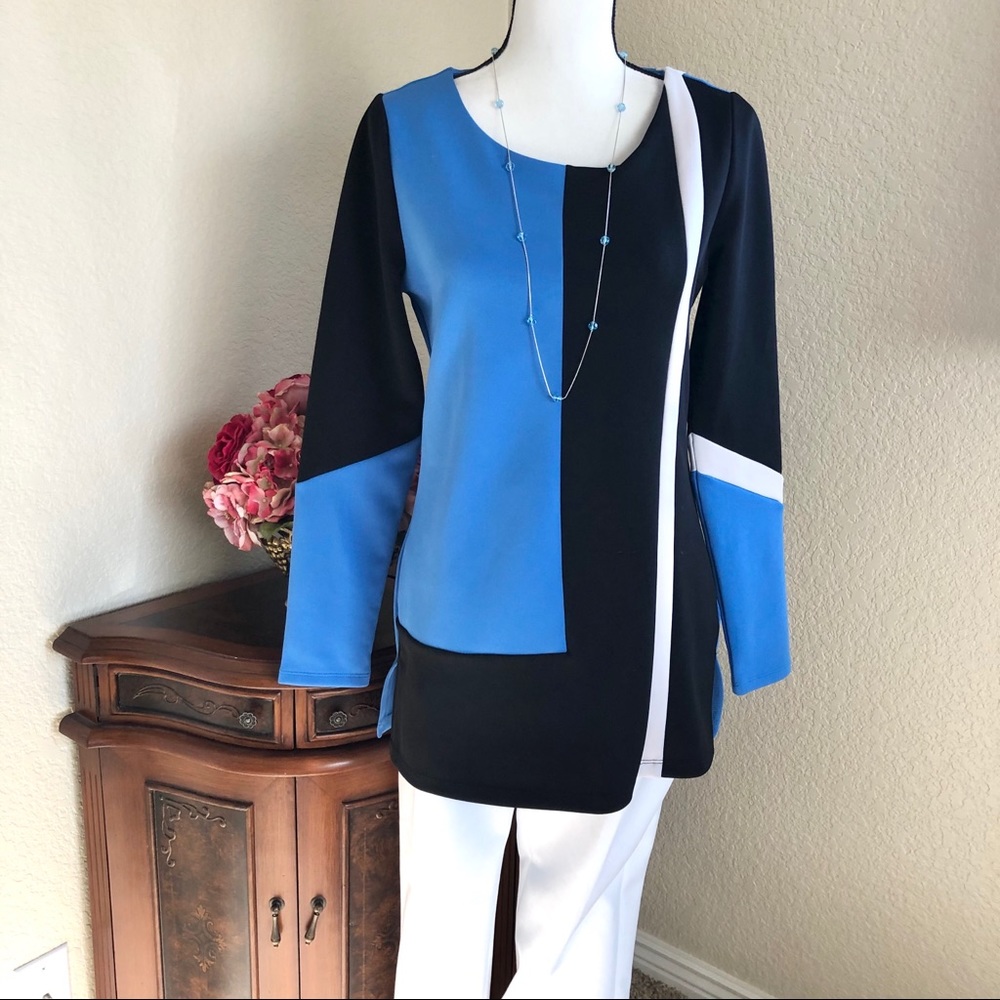 Worthington Color Block Tunic Top - image 4
